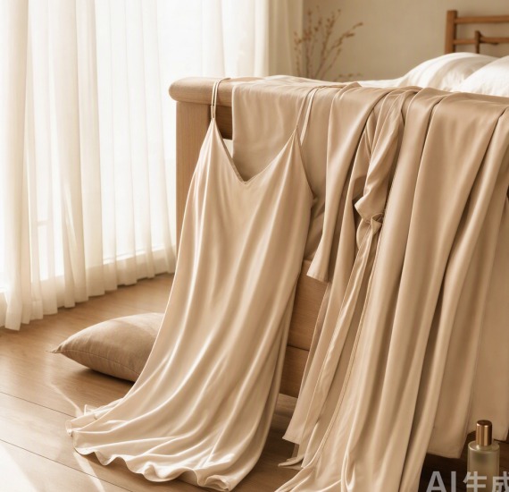 Silk-Feel Slip Nightdress